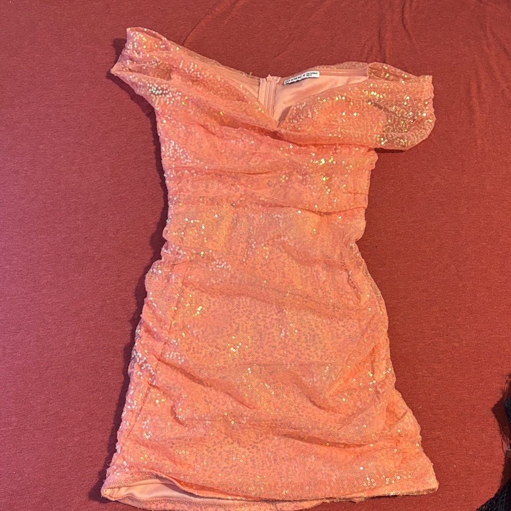 Sparkling Off-Shoulder Dress